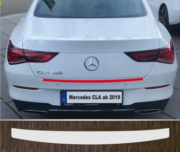 Lackschutzfolie Ladekantenschutz transparent 70 µm für Mercedes CLA Stufenheck Limousine Typ C118  ab 2019